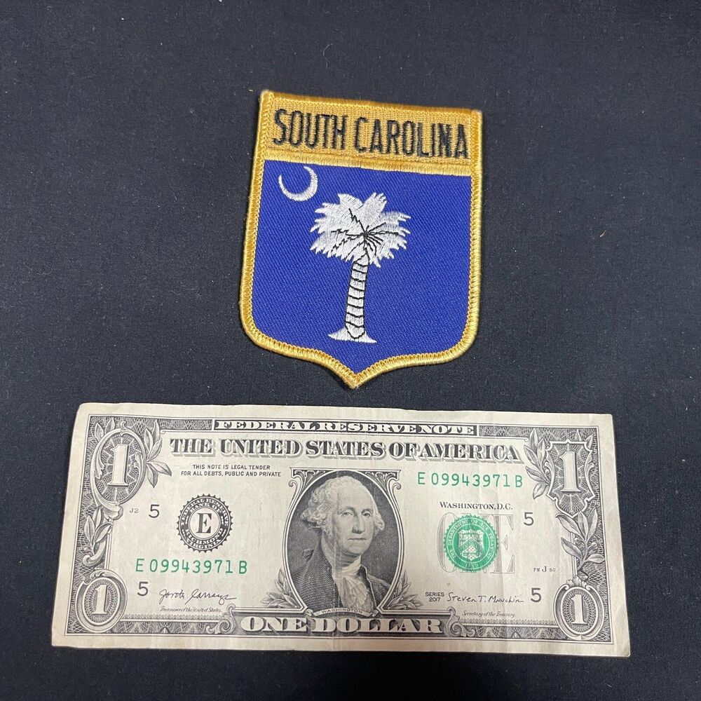 South Carolina State Vtg Embroidered Patch